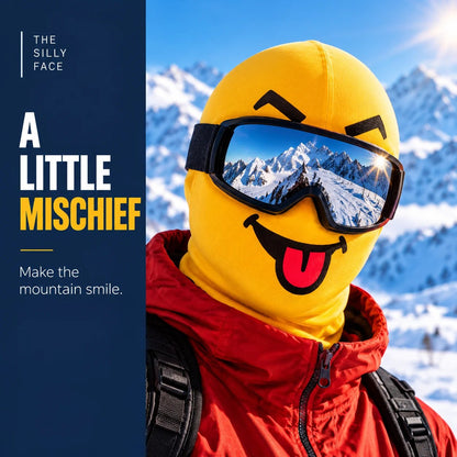 ⏳ Last Day 50% OFF-😎 Funny Face Ski Mask | Yellow Expression Balaclava