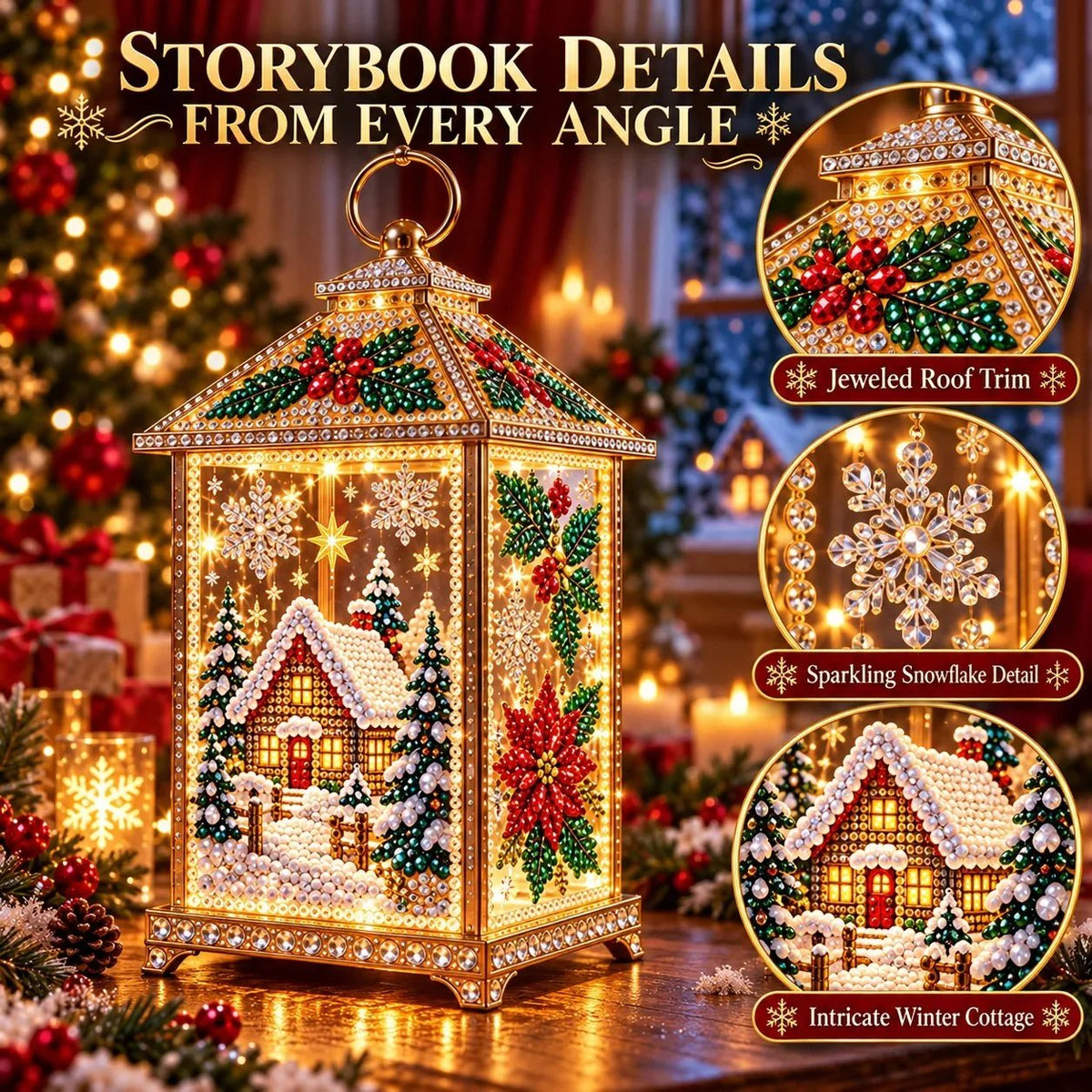 ⏳ Last Day 50% OFF-🌟DIY Light-Up Diamond Art Lantern