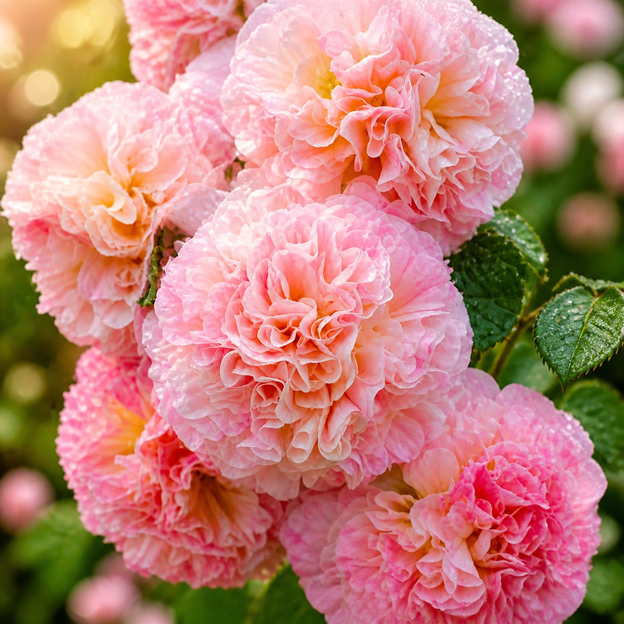🌺Mixed Double Hollyhock Perennial Flower Seeds✨🌱Perennial Garden Flower