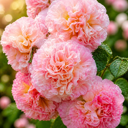 🌺Mixed Double Hollyhock Perennial Flower Seeds✨🌱Perennial Garden Flower