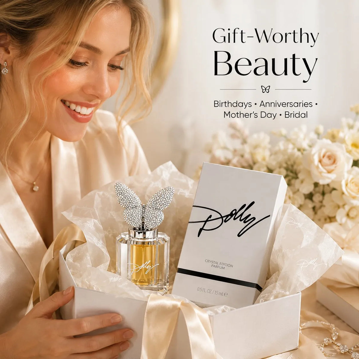 🦋 Crystal Butterfly Fragrance – Jewel-Inspired Luxury Perfume with Sculptural Butterfly Bottle