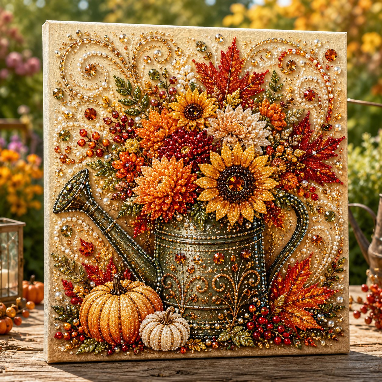 🔥Last Day 49% OFF 🍂✨DIY Fall Pearl Painting Kit – Create Sparkling Fall Masterpieces
