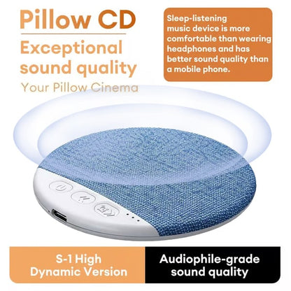 🏆S1 Ultra-Thin Bluetooth Pillow Speaker – Sleep-Friendly & Side Sleeper Comfort