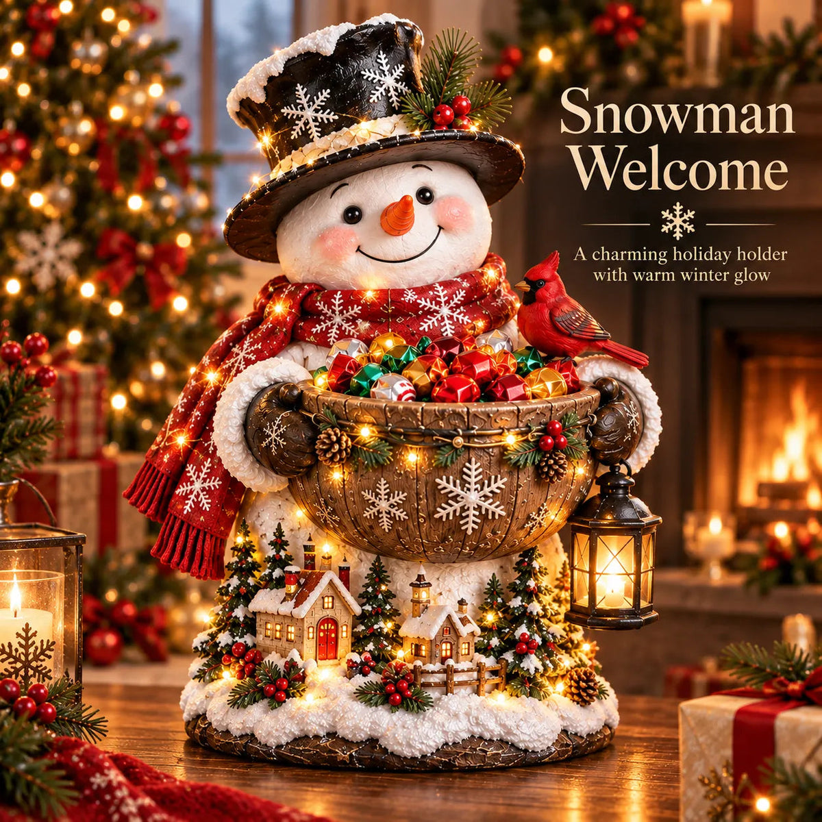 🎄 Christmas Special 50% OFF✨ Light-Up Christmas Candy Bowl Collection