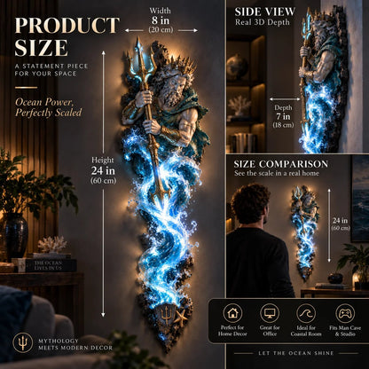 Limited Stock 49% OFF  ⚡🌊 Mythological Sculpture Wall Lamp Collection 🏛✨