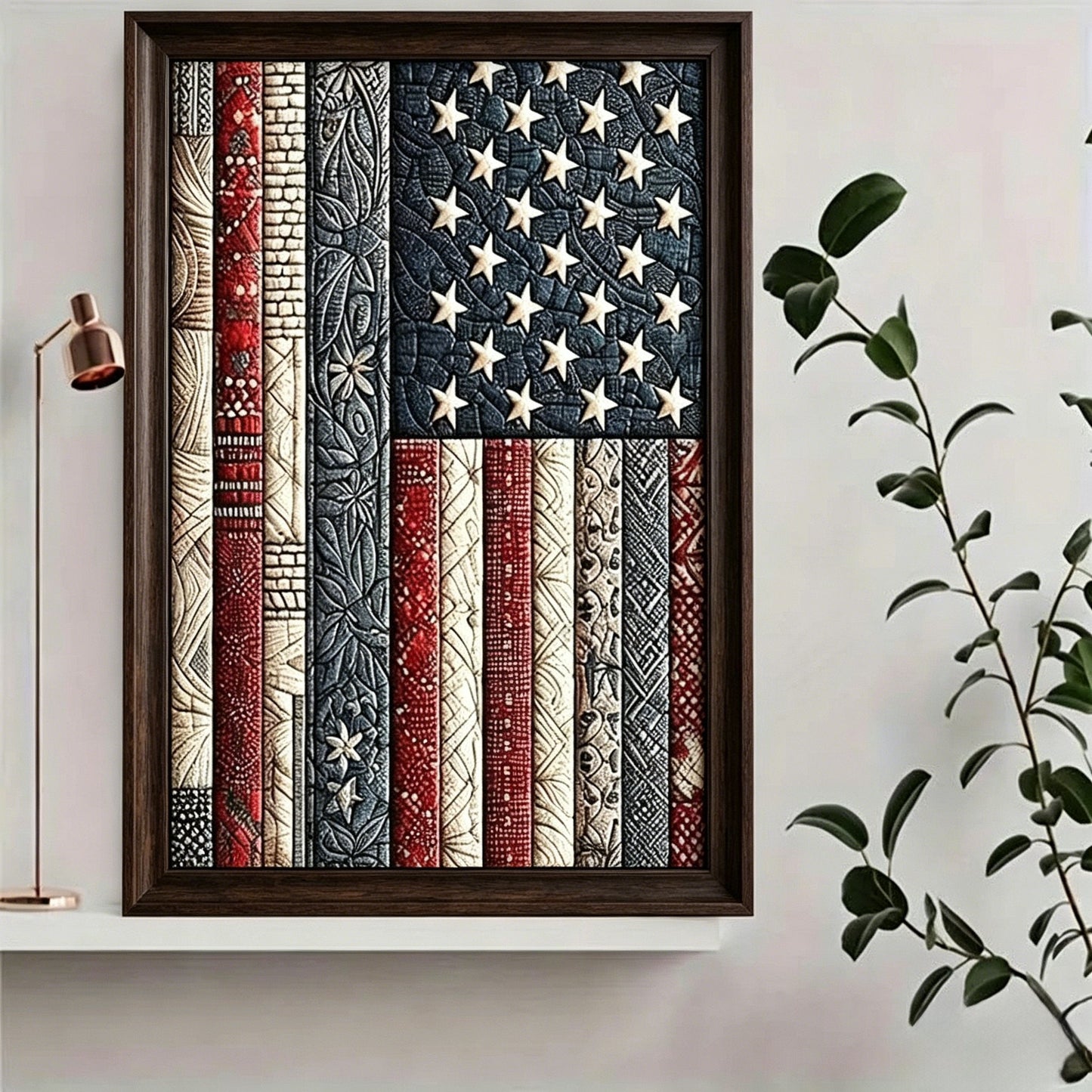 🇺🇸💎American Flag 5D Diamond Painting Kit - Quilt Pattern DIY Wall Decor