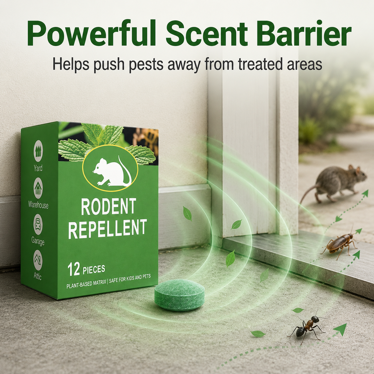 🐭 Peppermint Pest Repellent Balls for Home & Outdoor Use