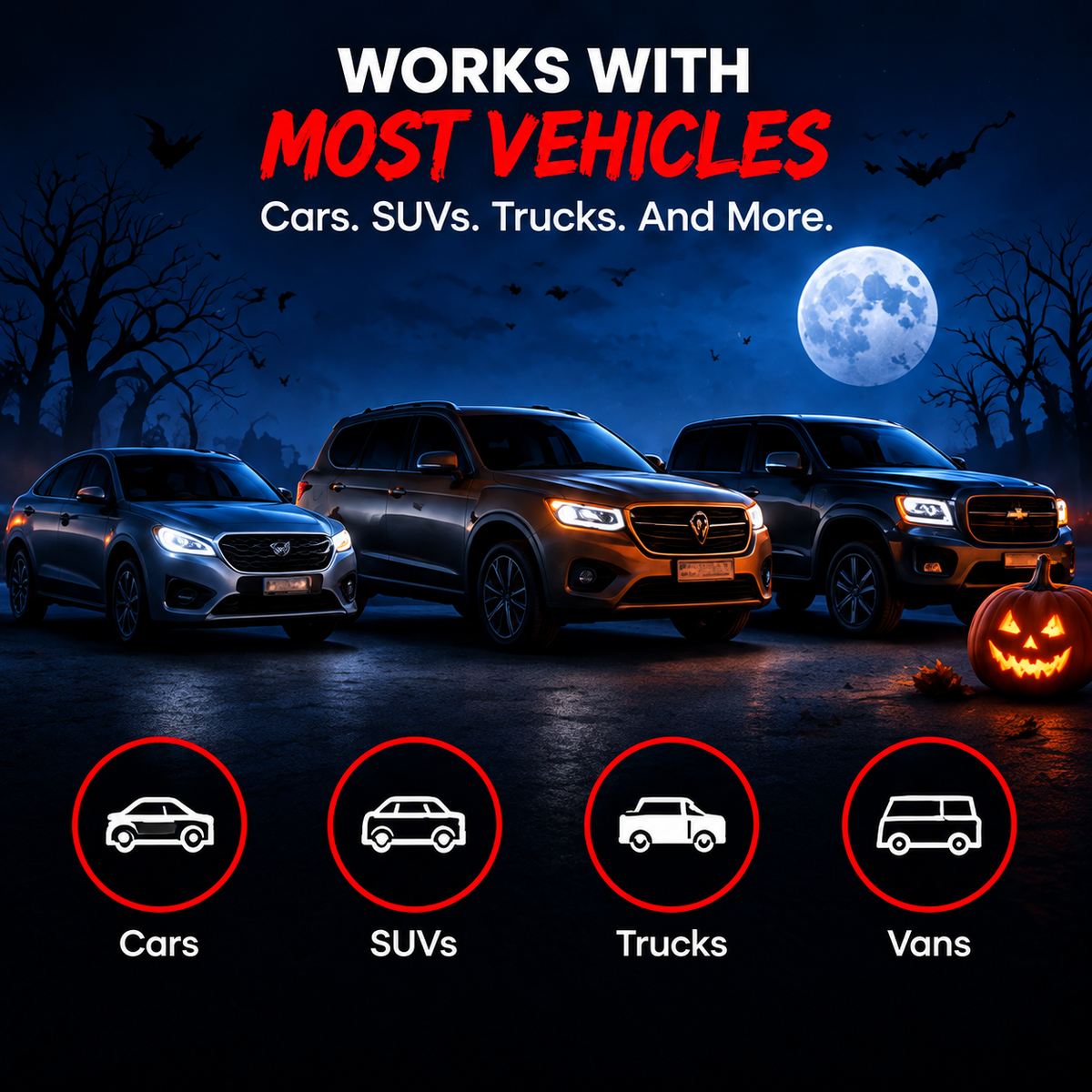 💥Hot Sale49% Off -👻 GhostRide™ Halloween Car Projector