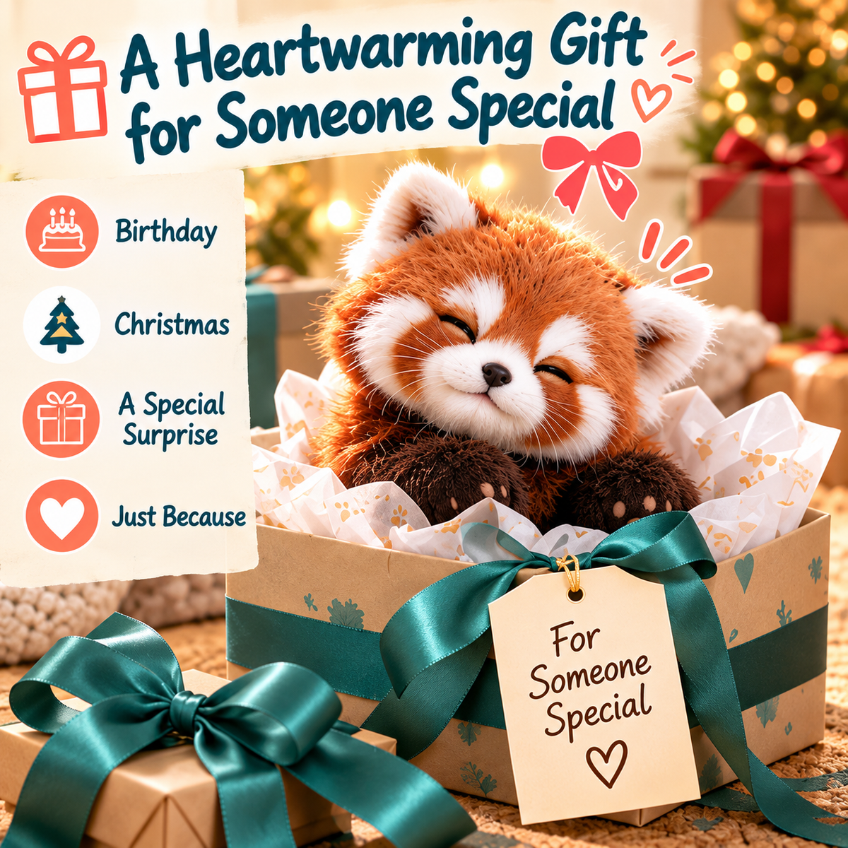 🔥Last Day 49% OFF-🦝Interactive Red Panda