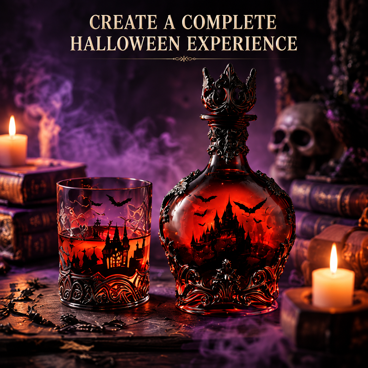 💥LAST DAY 50% OFF-🥃Halloween Potion-Style Whiskey Bottle