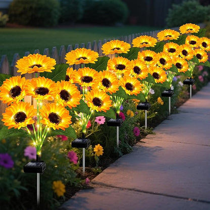 🌻Mother's Day Sale 49% OFF🌞Solar LED Sunflower Garden Lights-29.6inch/74cm