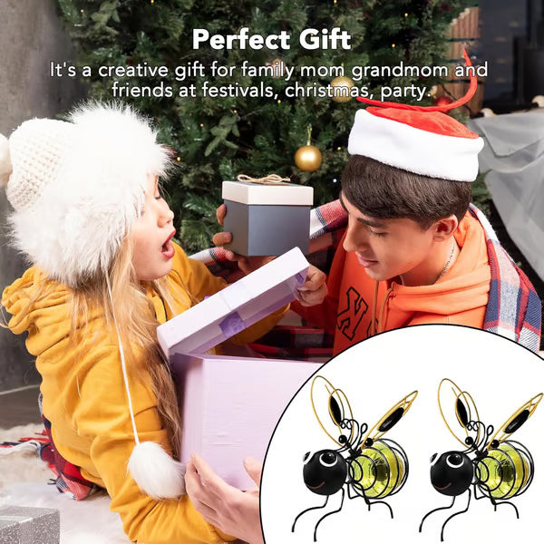 🐝 Charming Solar Bee Light – Illuminate Your Garden with a Magical Glow