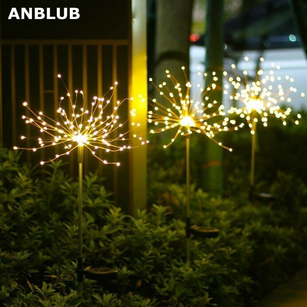 🔥LAST DAY 49% OFF🎁Waterproof Solar Garden Fireworks LED Light
