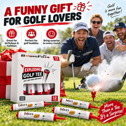BoomFore Exploding Golf Tees - 12 Pack