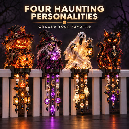 ⏰ LAST DAY 49% OFF - 🎃 Halloween Character Glow Cascade Railing Lights