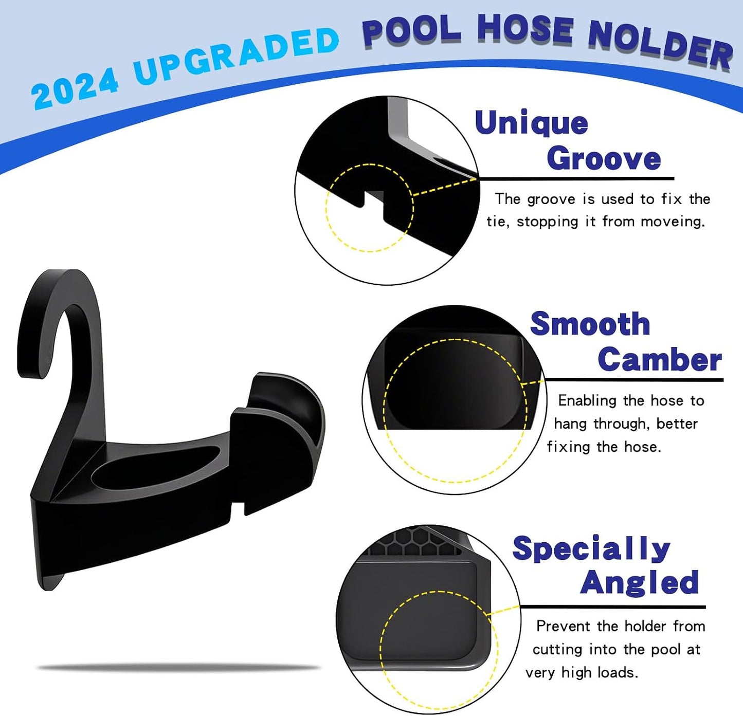 2Pcs Swimming Pool Pipe Holders
