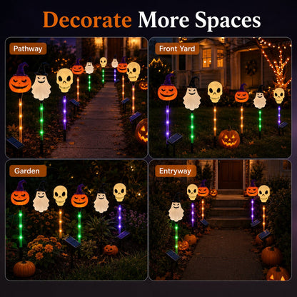 🎃 Halloween Sale 60% OFF – Solar Pumpkin, Ghost & Skull Pathway Lights
