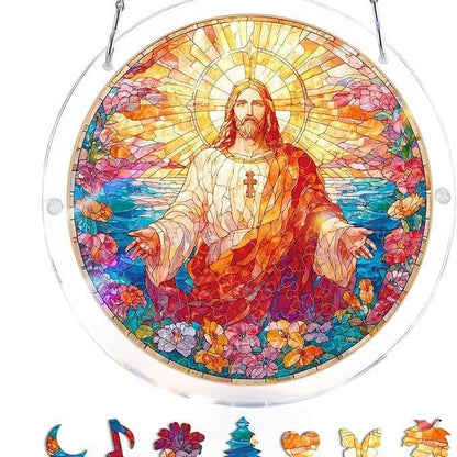 🔥LAST DAY SPECIAL PRICE☀️🛍️Acrylic Jigsaw Puzzle Suncatcher