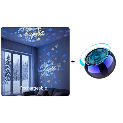 Multi-Themes Dynamic Rotating Ocean Projection Night Light