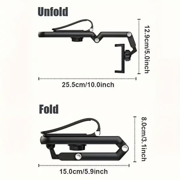 🔥2026 New 1080° Multi-function Sun Visor Universal 360 Degree Rotating Phone Holder Suitable for Any Scene Car Holder