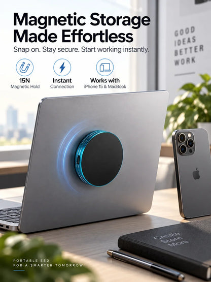 C Magnetic Portable SSD – Anti-Lost External Solid State Drive