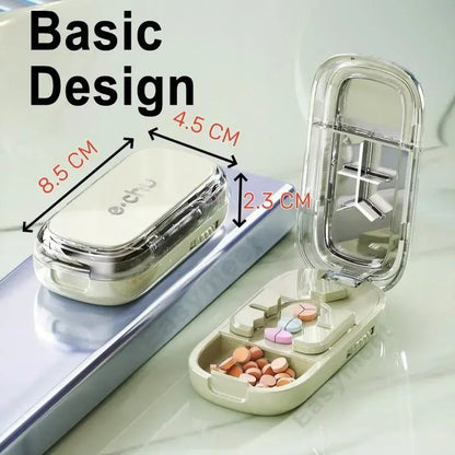 24-Hour Flash Deal⏰Upgrade-Designed Compact 3-in-1 Pill Splitter Organizer