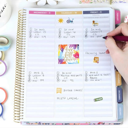 📚🧑‍🏫Teacher Appreciation Gift 2026-27 Dated Planner 13 Month Classroom Organizer