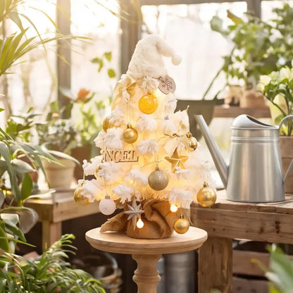 🔥 49% OFF THIS WEEK! 🎄 The Cutest 20-Inch Snowy Tree to Brighten Your Small Space! 🎅