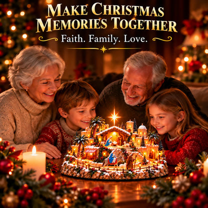 ✨Last Day  49% OFF🌟🎄"Journey of the Star of Bethlehem™" Illuminated Village