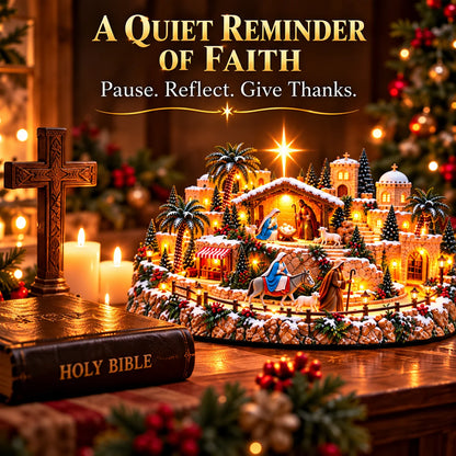 ✨Last Day  49% OFF🌟🎄"Journey of the Star of Bethlehem™" Illuminated Village