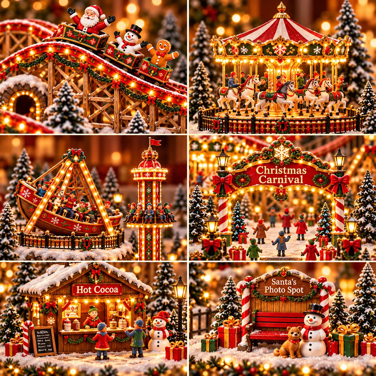 🔥 LAST DAY 49% OFF🔥Santa’s Merry Christmas Carnival