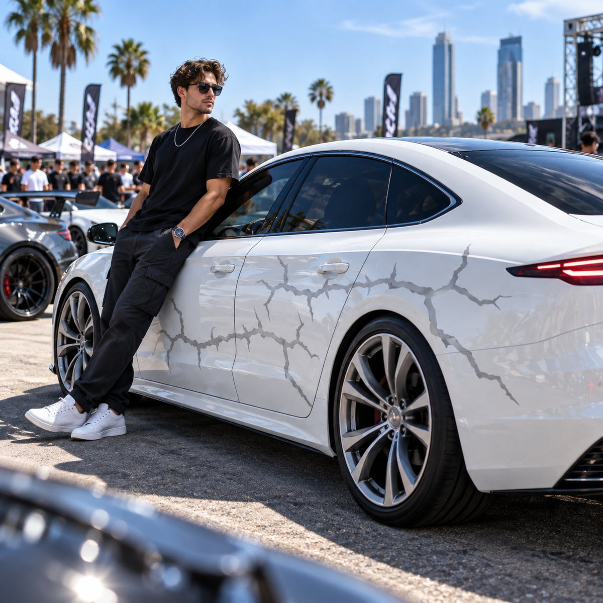 ⚡ Liquid Laser Color Shift Car Wrap | High Gloss Holographic Vinyl