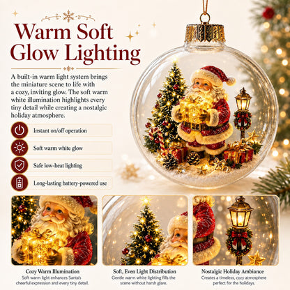 🎄Light Up Christmas Diorama Ornamen – A Magical Mini Winter Wonderland for Your Holiday Home