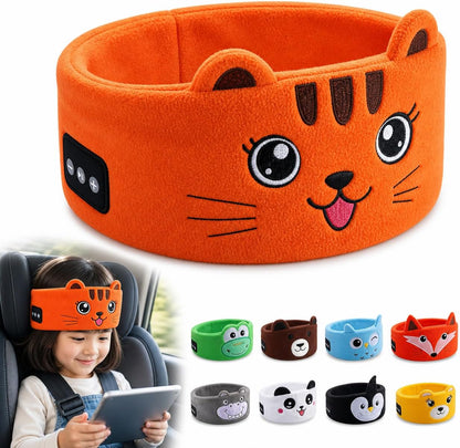 Kids Wireless Headphones, Over Ear Headphones for Children & Toddlers, with Thin Speakers & Super Soft Fleece Headband