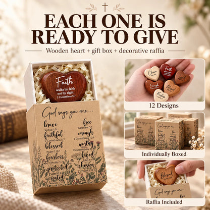 ⏳🔥Last Day 50% OFF ✝️ - 🎁 Christian Pocket Heart Gift Set(Set of 12)