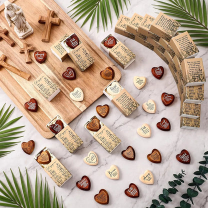 ⏳🔥Last Day 50% OFF ✝️ - 🎁 Christian Pocket Heart Gift Set(Set of 12)