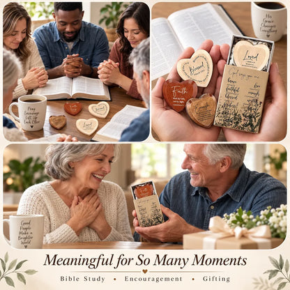 ⏳🔥Last Day 50% OFF ✝️ - 🎁 Christian Pocket Heart Gift Set(Set of 12)