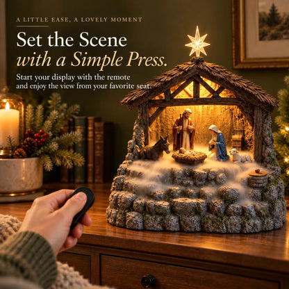 🔥Last day 49% OFF-✨"Light of Bethlehem" — Nativity Scene Humidifier with Integrated Lighting
