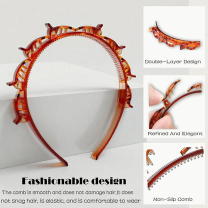 👑Women's Minimalist Resin Headbands (2-Pack)
