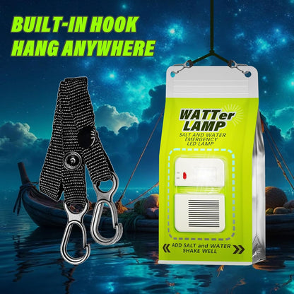 Saltwater Powered Emergency LED Lamp