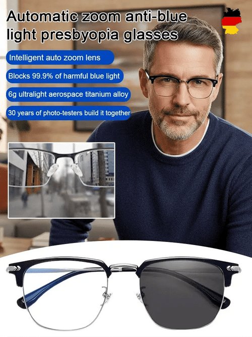 🎁2026 Hot Sale 49% Off🔥👓 Ultra Light Anti Blue Presbyopic Glasses