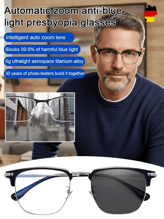 🎁2026 Hot Sale 49% Off🔥👓 Ultra Light Anti Blue Presbyopic Glasses