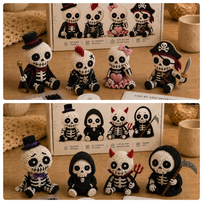⏳Limited-time 49% off🏆 💀 3D Beaded Skeleton DIY Kit