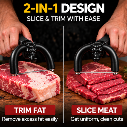 🔥LAST DAY 50% OFF -🥩 BullPro™ Meat Slicer & Fat Trimmer
