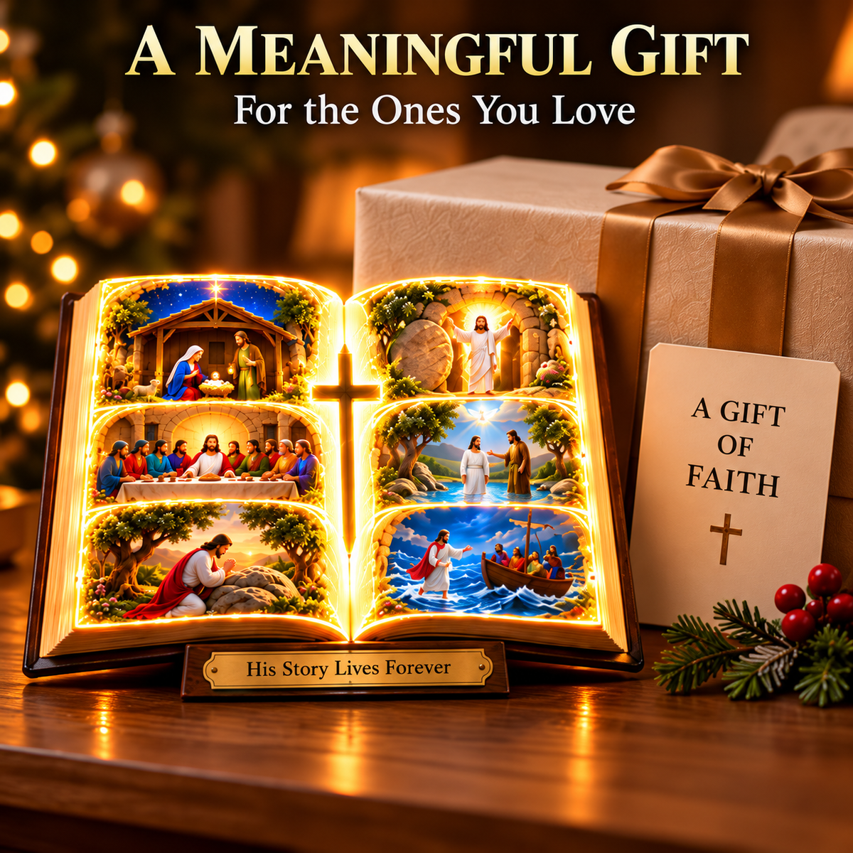 ✨ Last Day – 49% OFF-✝️"Six Sacred Scenes Storybook" — Timeless Tales