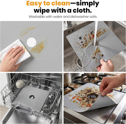 Gas Stove Burner Covers 4 Pack