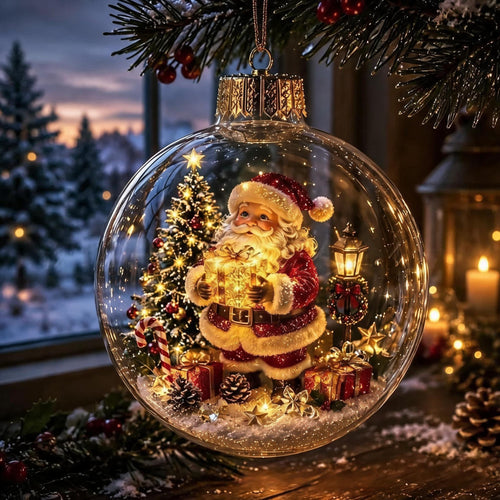 🎄Light Up Christmas Diorama Ornamen – A Magical Mini Winter Wonderland for Your Holiday Home