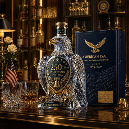 🎉🦅🇺🇸 America 250 Patriotic Eagle Collector Bottle