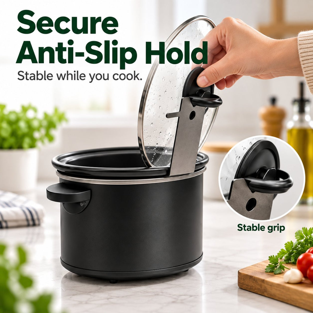 🔥HOT SALE 49% OFF - 🍳Multifunctional Anti-Slip Cooker Lid Stand