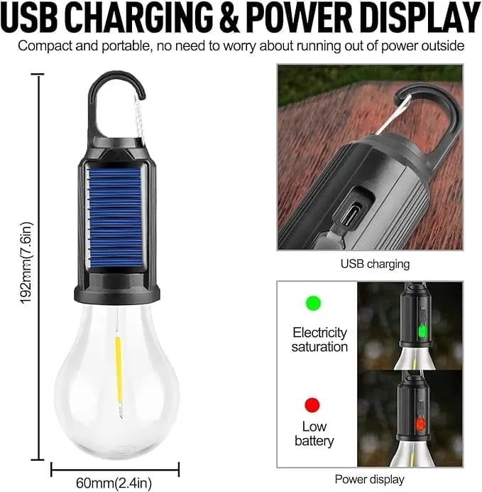 Rechargeable Solar LED Light Bulbs